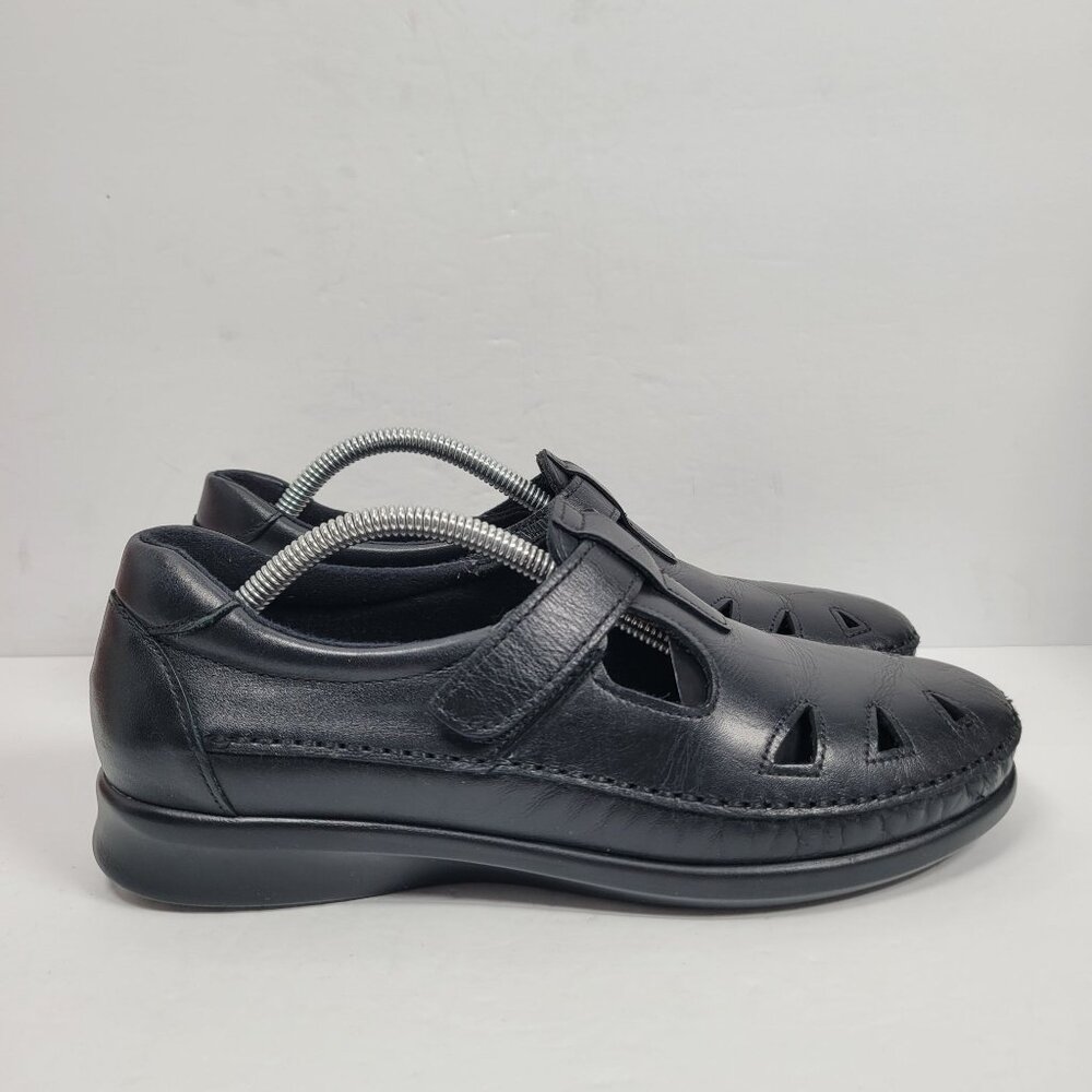 SAS Women's Tripad Comfort Black Leather Shoes US Size 8